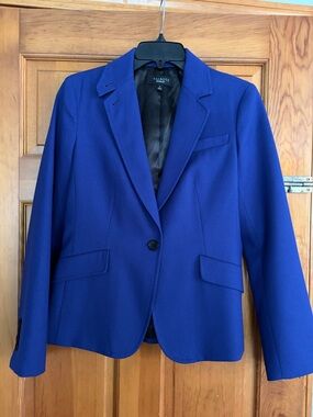Talbots Women's purple Single-Button Blazer size 6